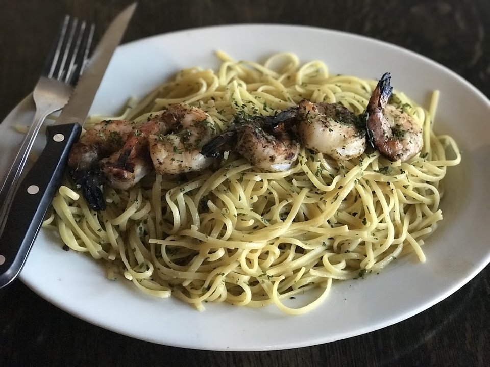 Prime Garlic Butter Shrimp Linguine